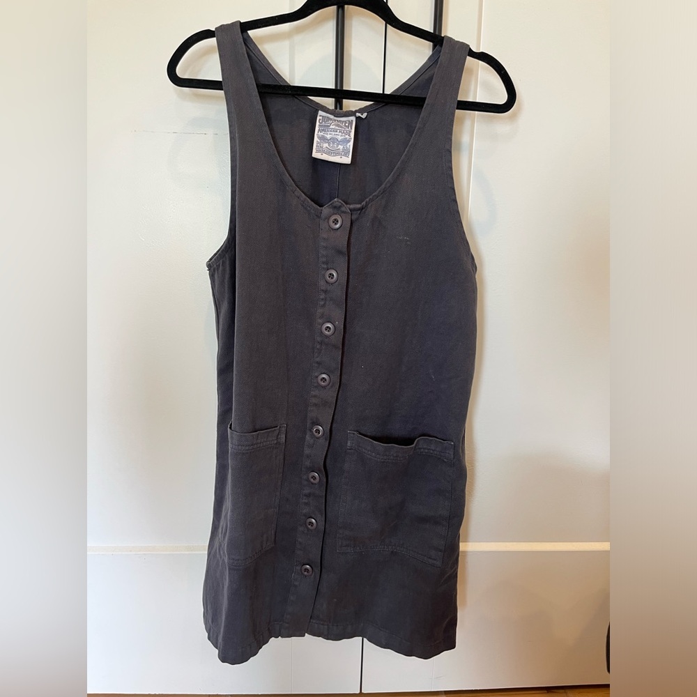 Jungmaven Gray Sleeveless Sheath Mini Dress